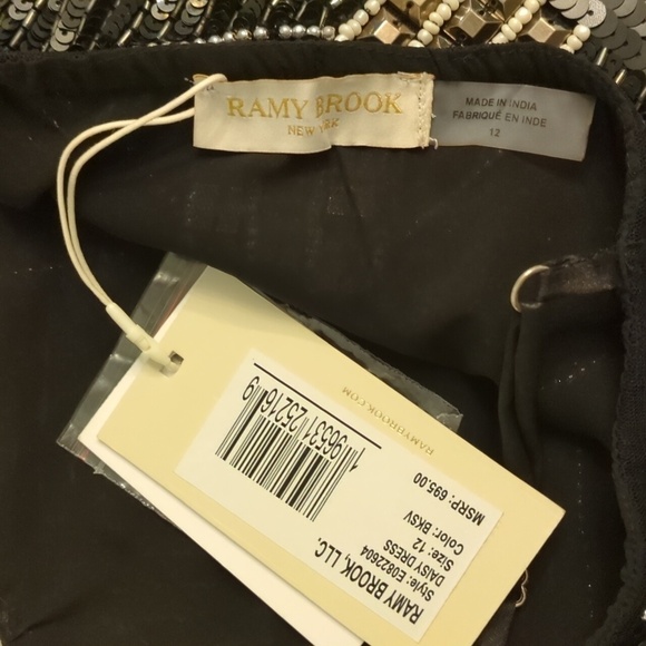 Rammi Brooke Daisy Beaded Embellished Cocktail Party Concert Festival Mini dress - Picture 11 of 15